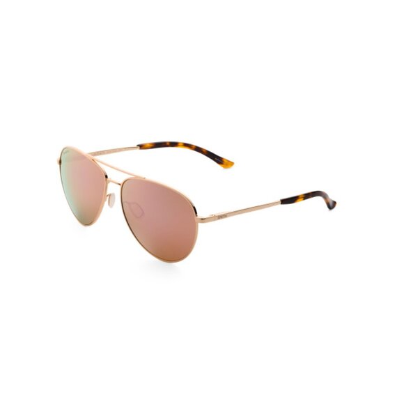 SMITH Rose Gold 60mm Aviator Sunglasses